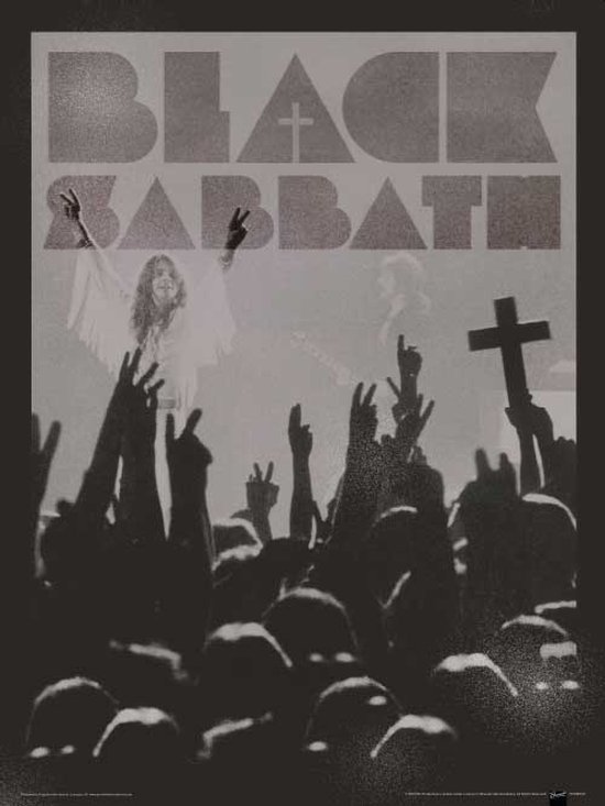 Foto: Black sabbath art print 30x40cm poster