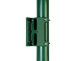 slotvanger / poortaanslag voor tuinpoort - voor ronde paal Ø 60 - groen