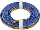 econ connect KL4X014FARB50 Draad 4 x 0.14 mm² Blauw, Geel, Rood, Groen 50 m