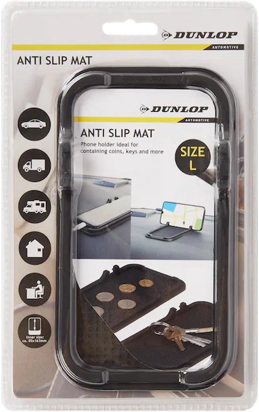 Tapis antidérapant Dunlop - accessoire voiture - sur la route - support  téléphone 
