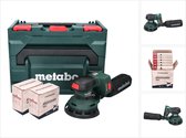 Metabo SXA 18 LTX 125 BL accu excentrische schuurmachine 18 V 125 mm ( 600146840 ) borstelloos + 2x Toolbrothers TURTLE schuurset + metaBOX - zonder accu, zonder lader