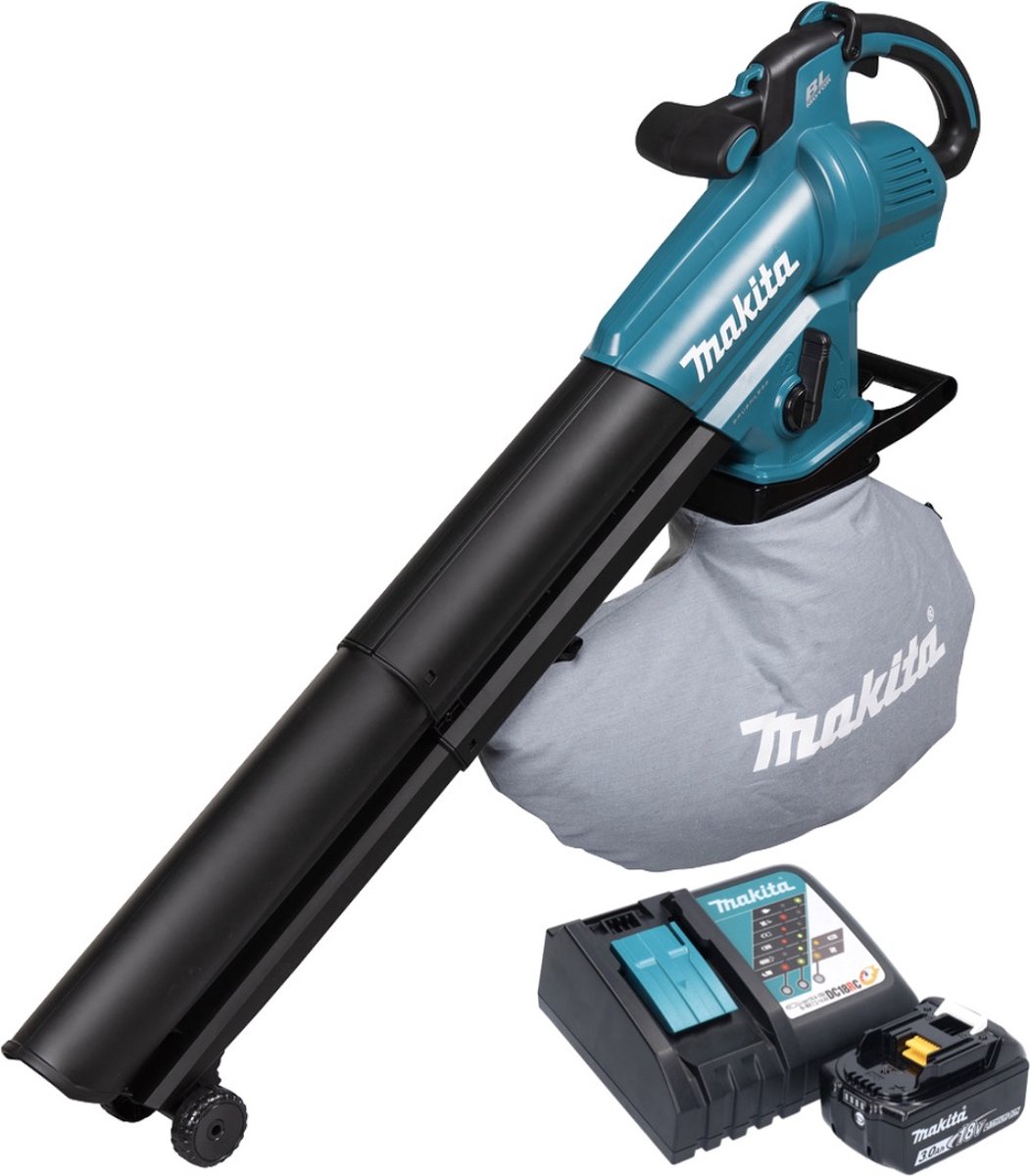 Makita DUB 187 RF accu bladblazer en bladzuiger 18 V borstelloos + 1x accu 3,0 Ah + oplader – foto 5