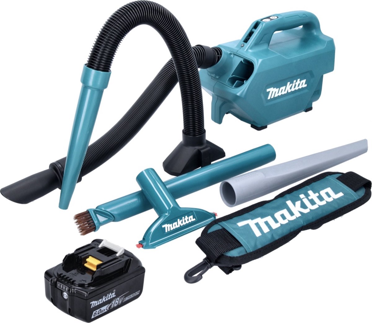 Makita DCL 184 G1 Accustofzuiger 18V met 1x 6,0 Ah Accu - afbeelding 2