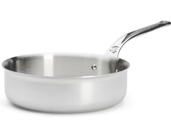 de Buyer Affinity - Sauteuse - RVS - Rechte rand - 24 cm - PFAS vrij