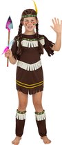 Funidelia | Indianen kostuum voor meisjes  Indianen, Cowboys, Western - Kostuum voor kinderen Accessoire verkleedkleding en rekwisieten voor Halloween, carnaval & feesten - Maat 97 - 104 cm - Bruin
