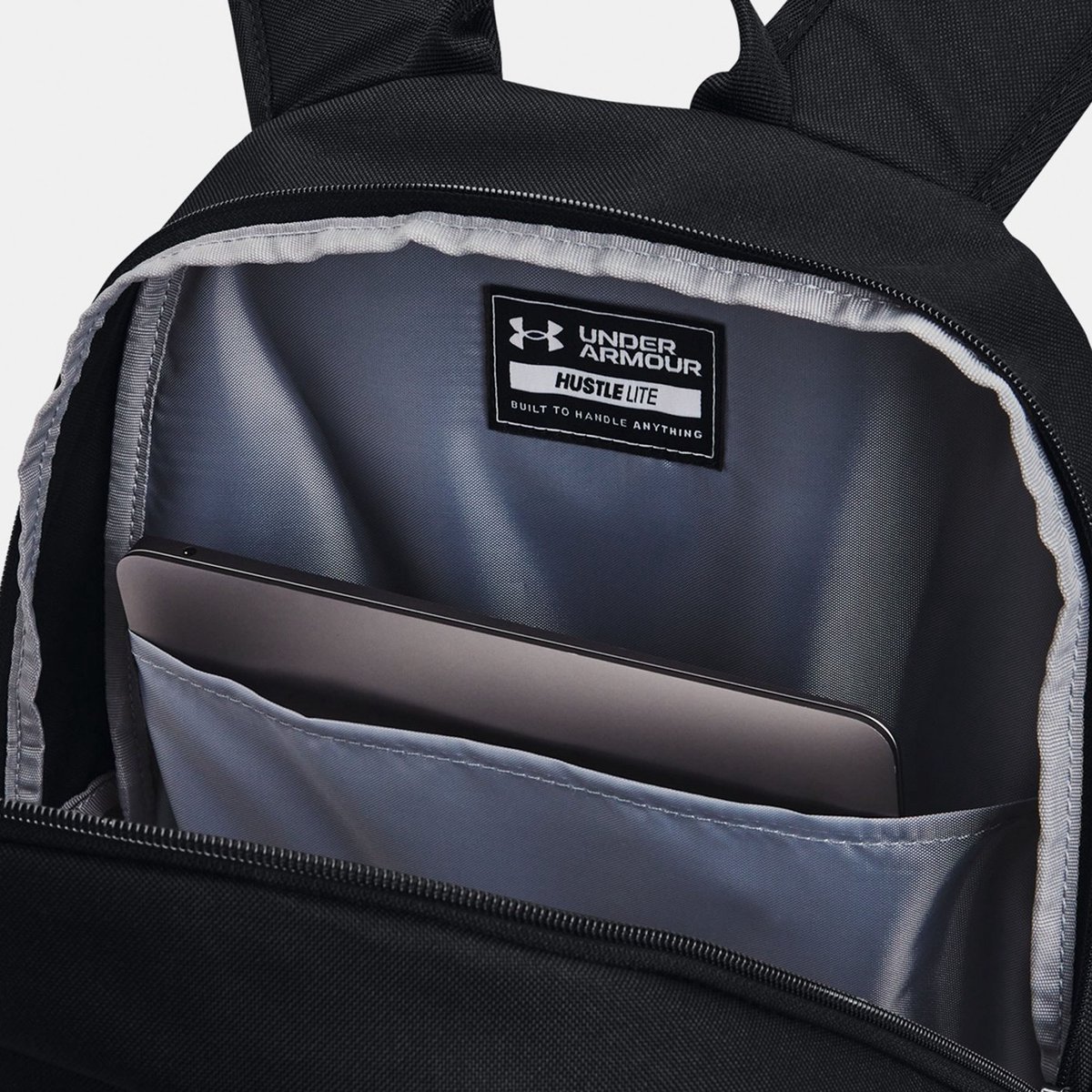 Under Armour UA Hustle Lite Backpack Unisex Rugzak - Zwart – foto 3