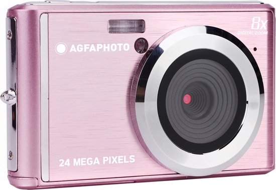 AgfaPhoto Compact DC5500, 24 MP, 5616 x 3744 Pixels, CMOS, HD, Roze