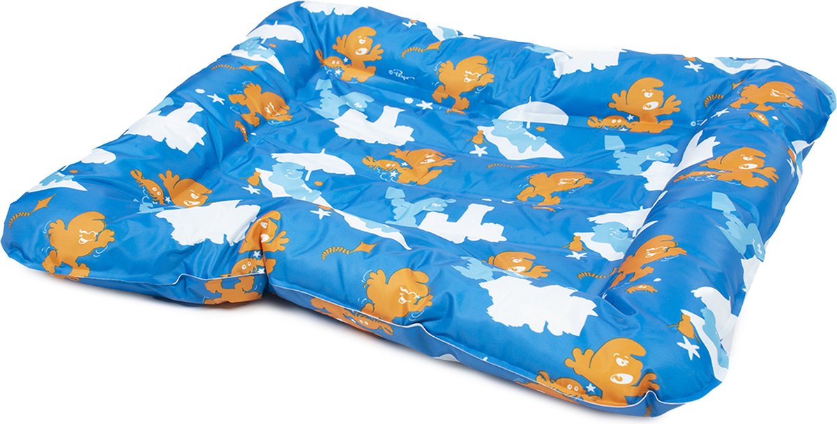Smurfs Duvoplus - Dierenkussen - Hond - De Smurfen Koelbed M - 66x56cm Blauw - 1st