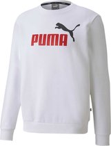 Puma Essentials 2 Colors Crew Big Logo Sweatshirt Puma White - M - Heren