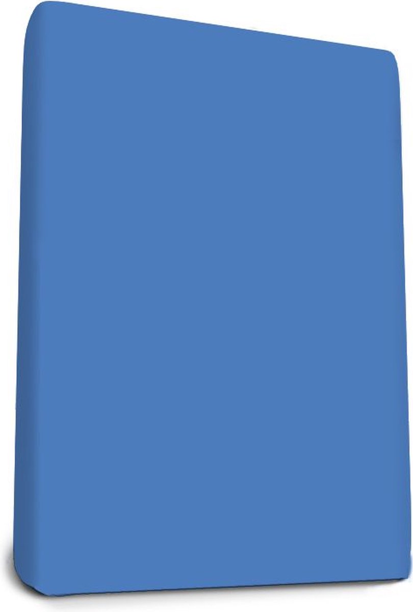Adore Hoeslaken Badstof Stretch de luxe Royal Blue 180 x 200/220 cm