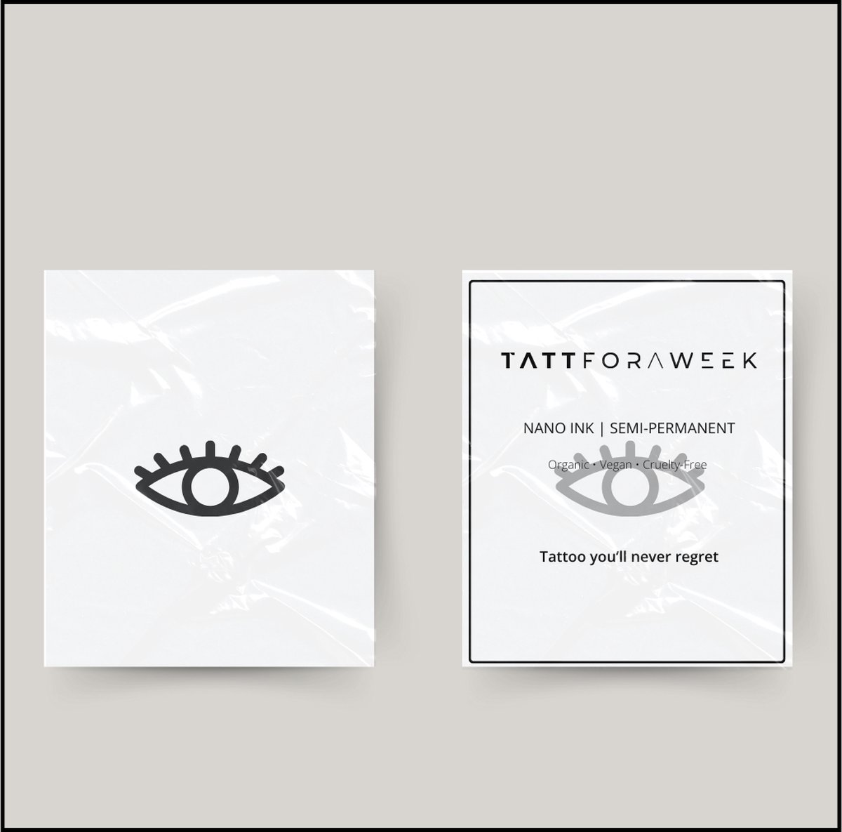 Tijdelijke tattoo oog | Neptattoo volwassenen | Tijdelijke tattoo voor volwassenen | Temporary tattoo | Plaktattoos voor volwassenen | Neptattoos | Probeer zorgeloos een tattoo | tattforaweek