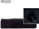 Bol.com The One Towelling Classic handdoek - Hoge vochtopname - 100% Zacht katoen - 50 x 100 cm - Zwart aanbieding