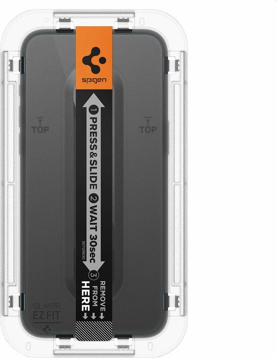 Spigen EZ Fit Screen protector geschikt voor iPhone 15 Pro Max met installatie tools - 2 Stuks