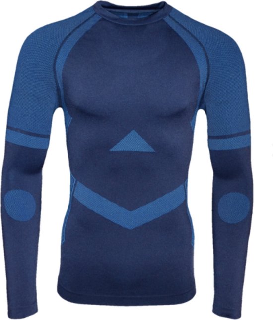 BUSHBOCK Premium Motorfiets Afdekzeil Indoor Blauw M-L - Elastische Ademende Stretch Hoes