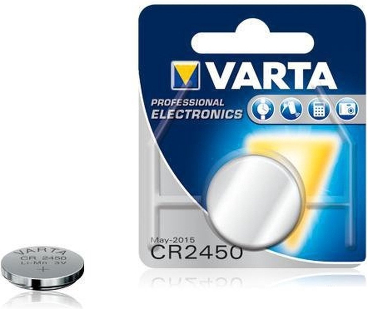 Varta Lithium-Knopfzelle CR2450-SLF Vertikal, Print 1/2 ++/- - OnlineShop