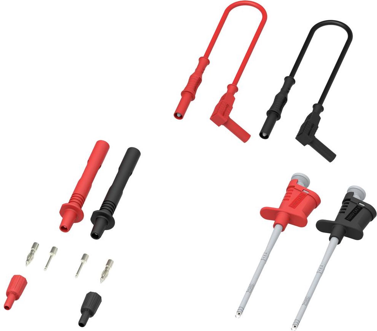 Electro PJP 425 Meetsnoerenset Zwart, Rood 1 stuk(s)