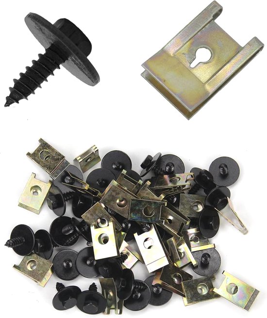 Zoekt u een schroef en clips set? assortiment - kruiskop schroeven