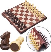 Échiquier - Jeu d'échecs - Jeu d'échecs - Damier - Pièces d'échecs' échecs - Dames - Dames - Magnétique - 31 x 31 CM