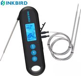 Vleesthermometer - Bluetooth - Digitaal -Keuken Voedsel Thermometer Met Magneet - Zwart