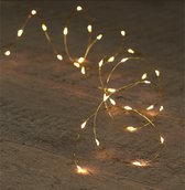 Luminaire filaire Anna Collection - doré - 10 LED - blanc chaud - 100 cm