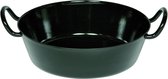 Bol.com snijpan 34 CLASSIC - ZWART MAILLE diameter 34 cm hoogte met handgrepen 131 cm inhoud 37 liter email zwart deksel optione... aanbieding