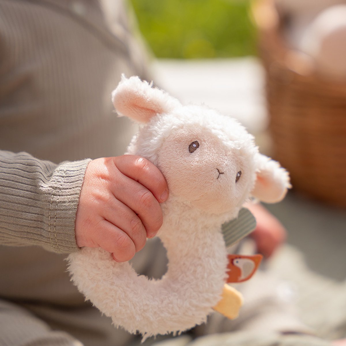 Little Dutch - Rammelaar Schaap - Little Farm - baby speelgoed — afbeelding 4