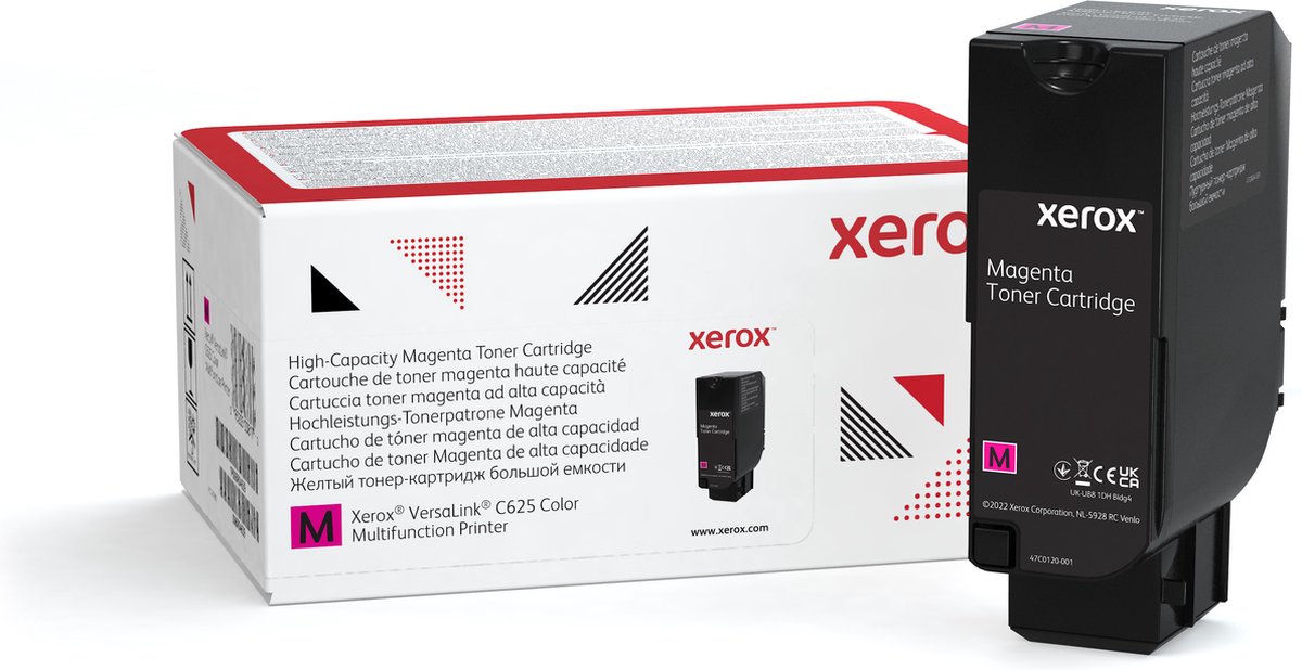 Xerox VersaLink C625 magenta tonercartridge met hoge capaciteit (16.000 pagina's)