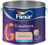 Flexa Creations - Muurverf Zijdemat - Warm Colour 4 - 2.5L