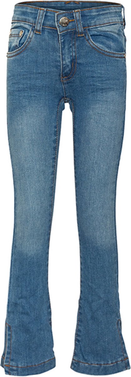 Meisjes jeans broek - Mtamu Skinny - Mid blauw