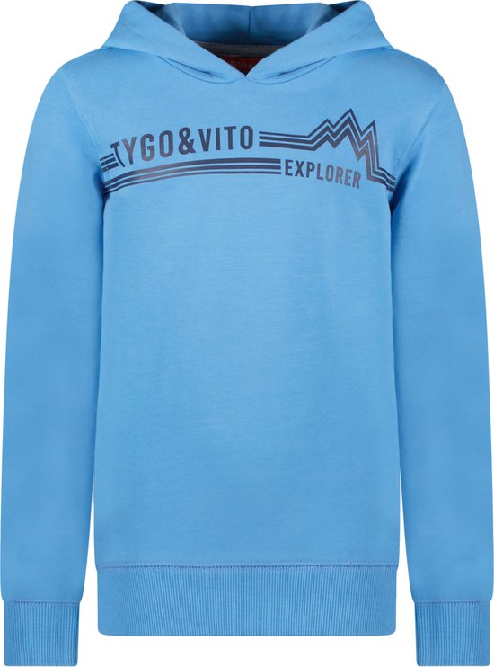 TYGO & vito jongens hoodie Explorer Mid Blue