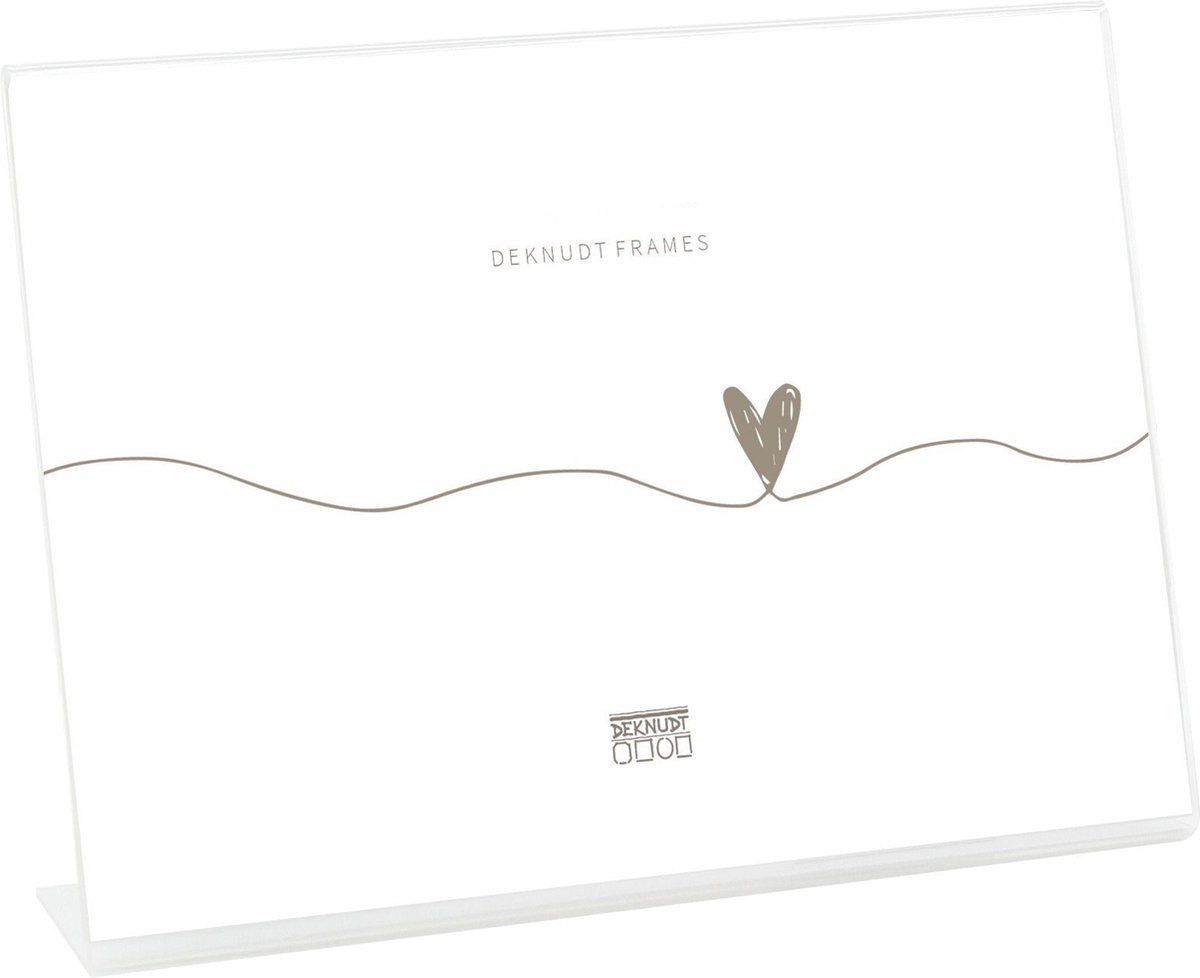 Deknudt Frames fotolijst S58RL1 H - transparant - voor foto 20x30 cm