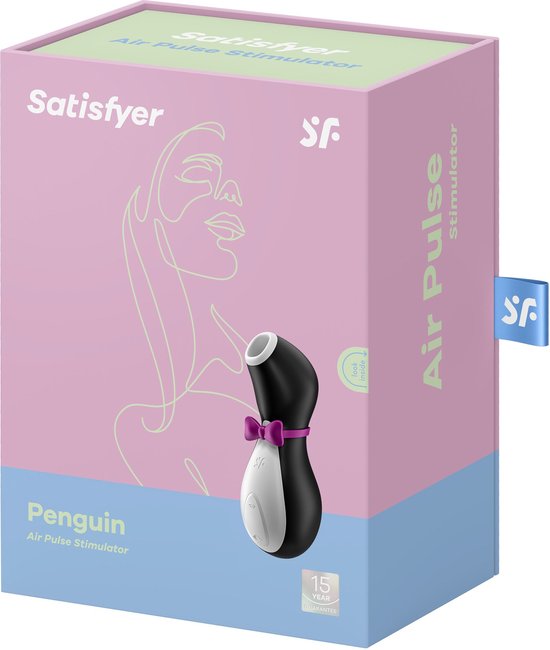 Satisfyer Pro Penguin | clitoriszuiger met 11 intensiteitsniveaus voor contactloze stimulatie | oplegvibrator met accutechnologie | waterdicht