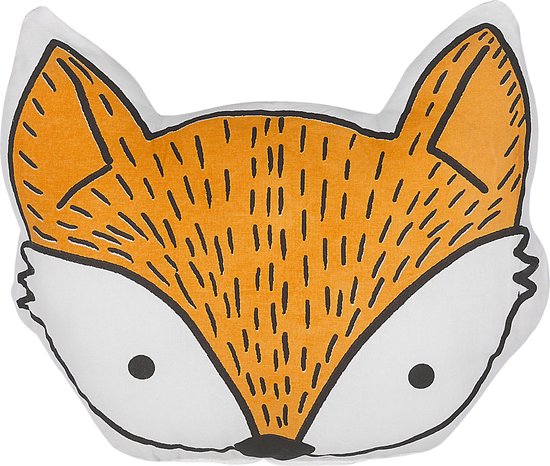 VADODARA - Sierkussen - Oranje - 50 x 40 cm - Katoen
