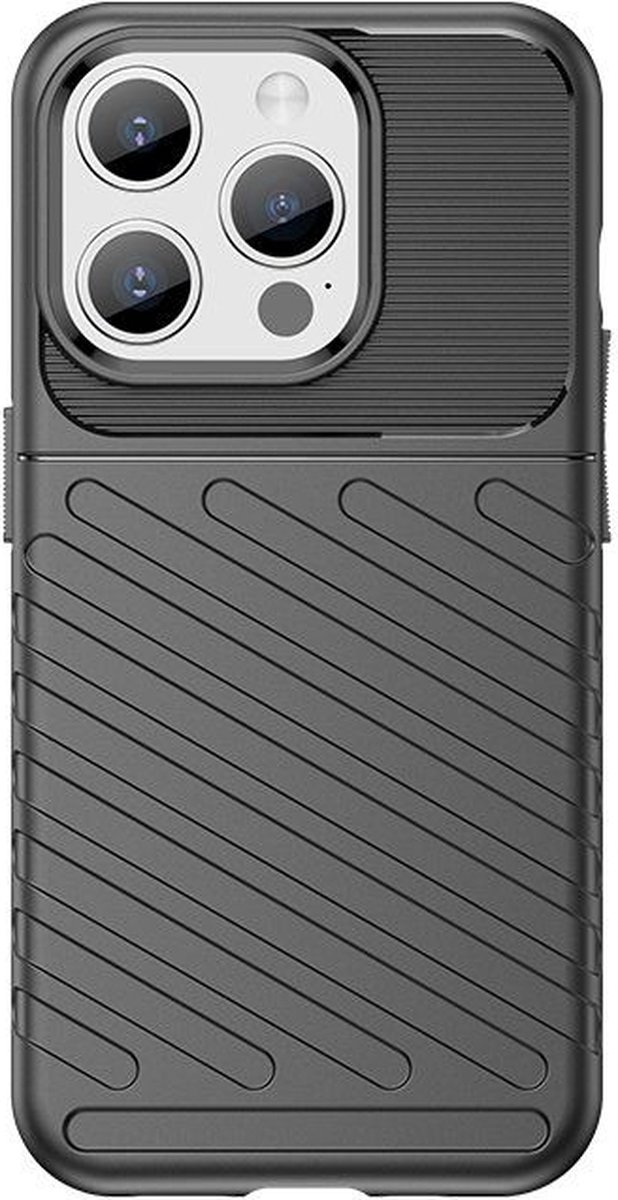 C-multi - Thunder Case - iPhone 15 Pro hoesje - Zwart