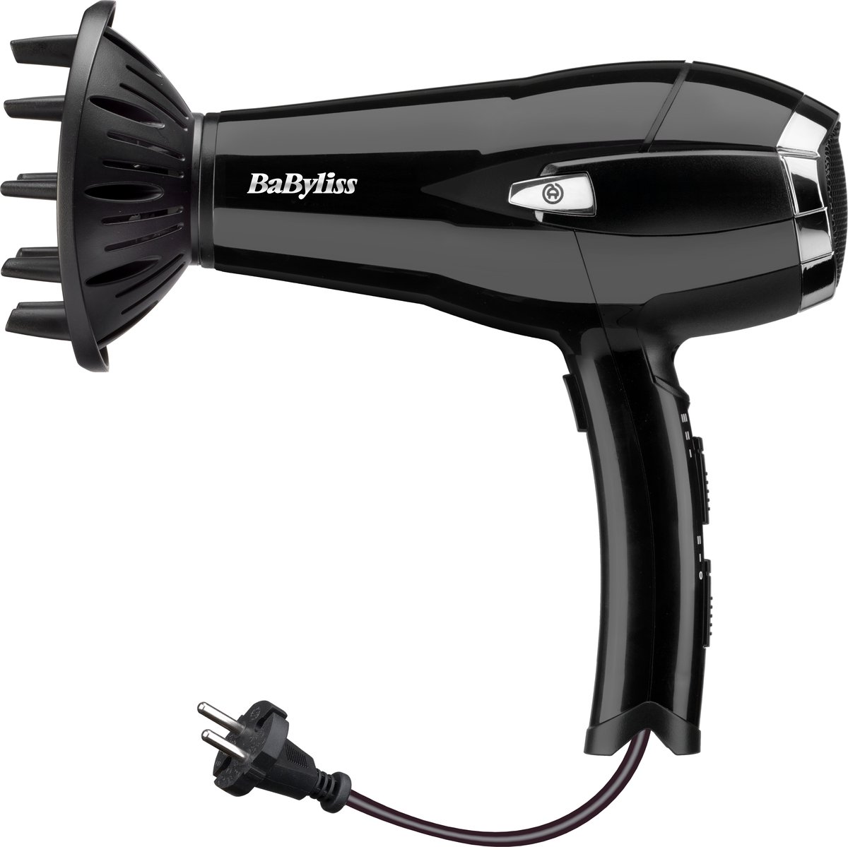 BaByliss Cordkeeper 2000 D374DE - Föhn - DC motor - 195m intrekkend snoer - Diffuser - Ionisch