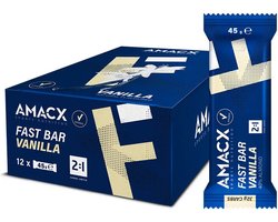Amacx Fast Bar - Energiereep - Energie Reep - Vanilla - 12 pack