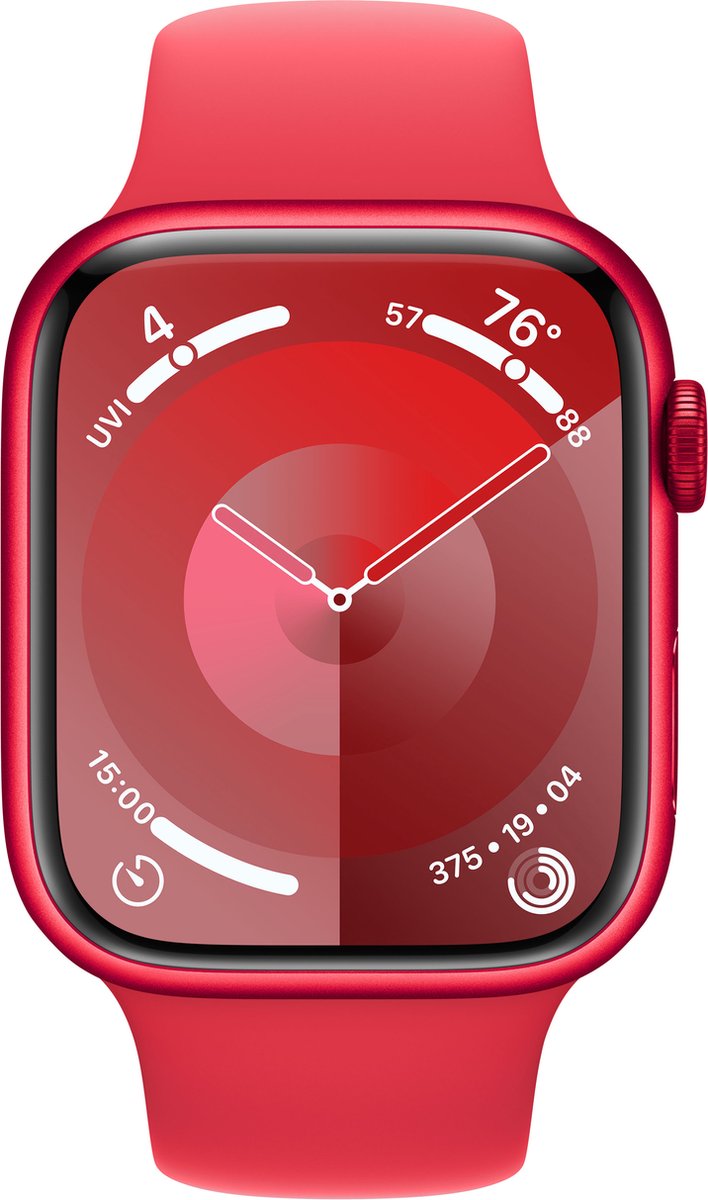 APPLE Watch Series 9 GPS 45 mm (PRODUCT)RED Aluminium Case/(PRODUCT)RED Sport Band - M/L