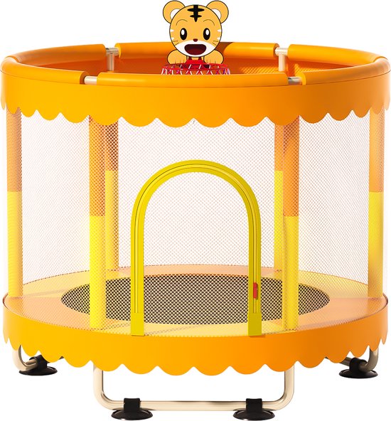 Trampolines met Elastieken - Trampoline met veiligheidsnet - Inground Trampoline voor kinderen - Kinder Trampoline - 150x150x110cm