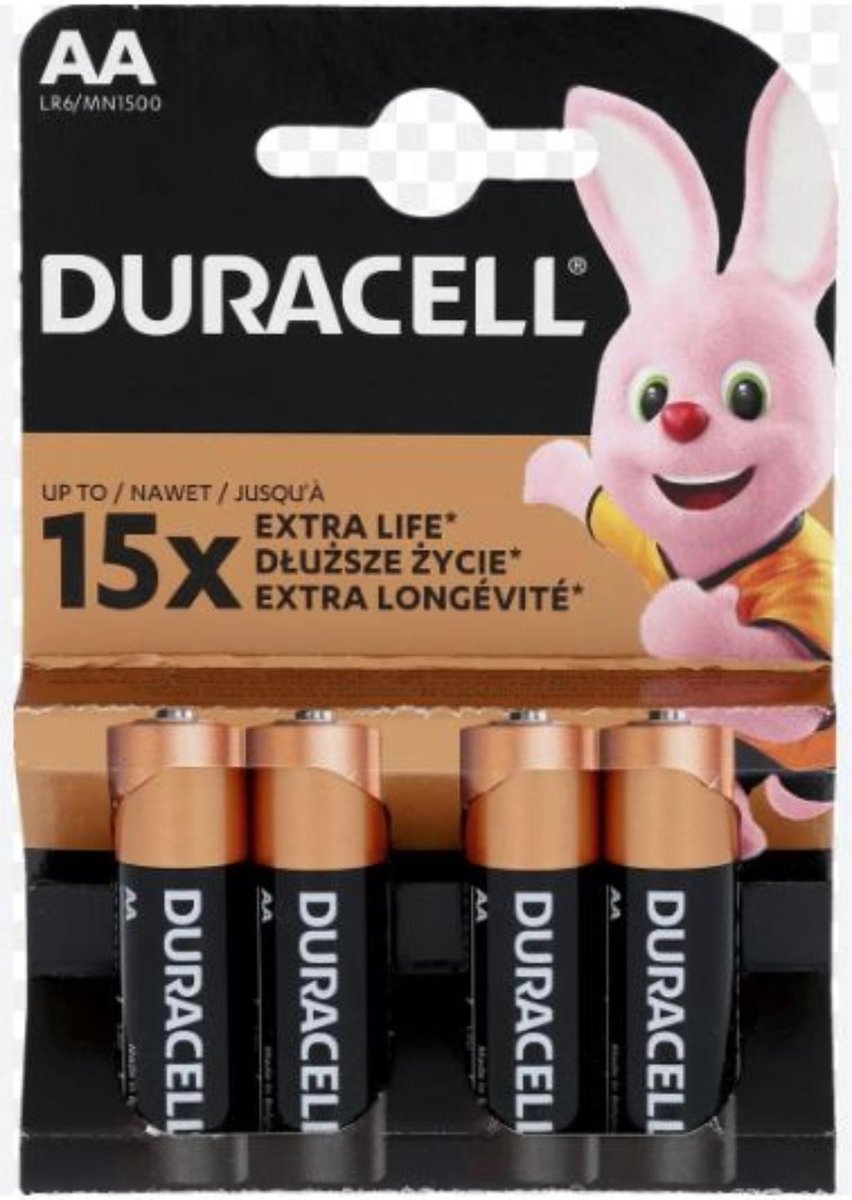 Duracell Basic AA Batterijen - 4 stuks