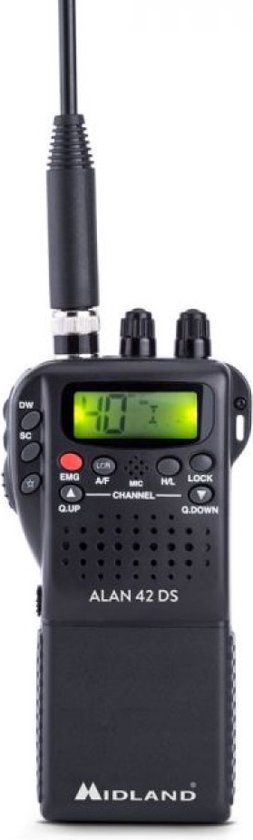 Midland Alan 42 DS CB Portable AM/FM Multi Bande Radio Émetteur