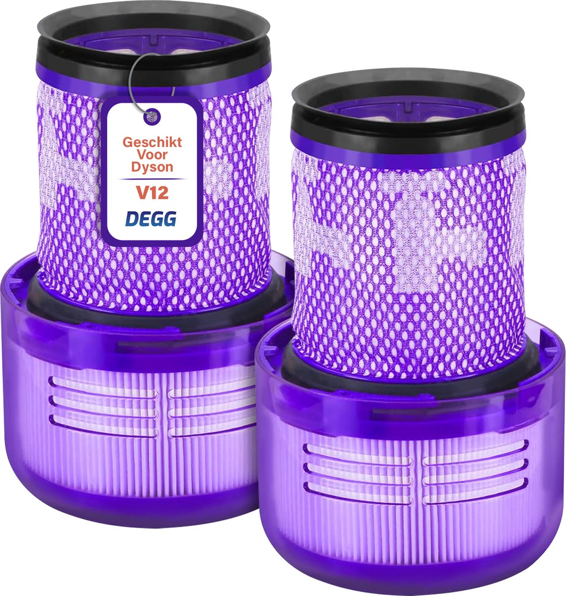 DEGG® Hepa Filter Geschikt voor Dyson V12 Detect Slim Wasbaar