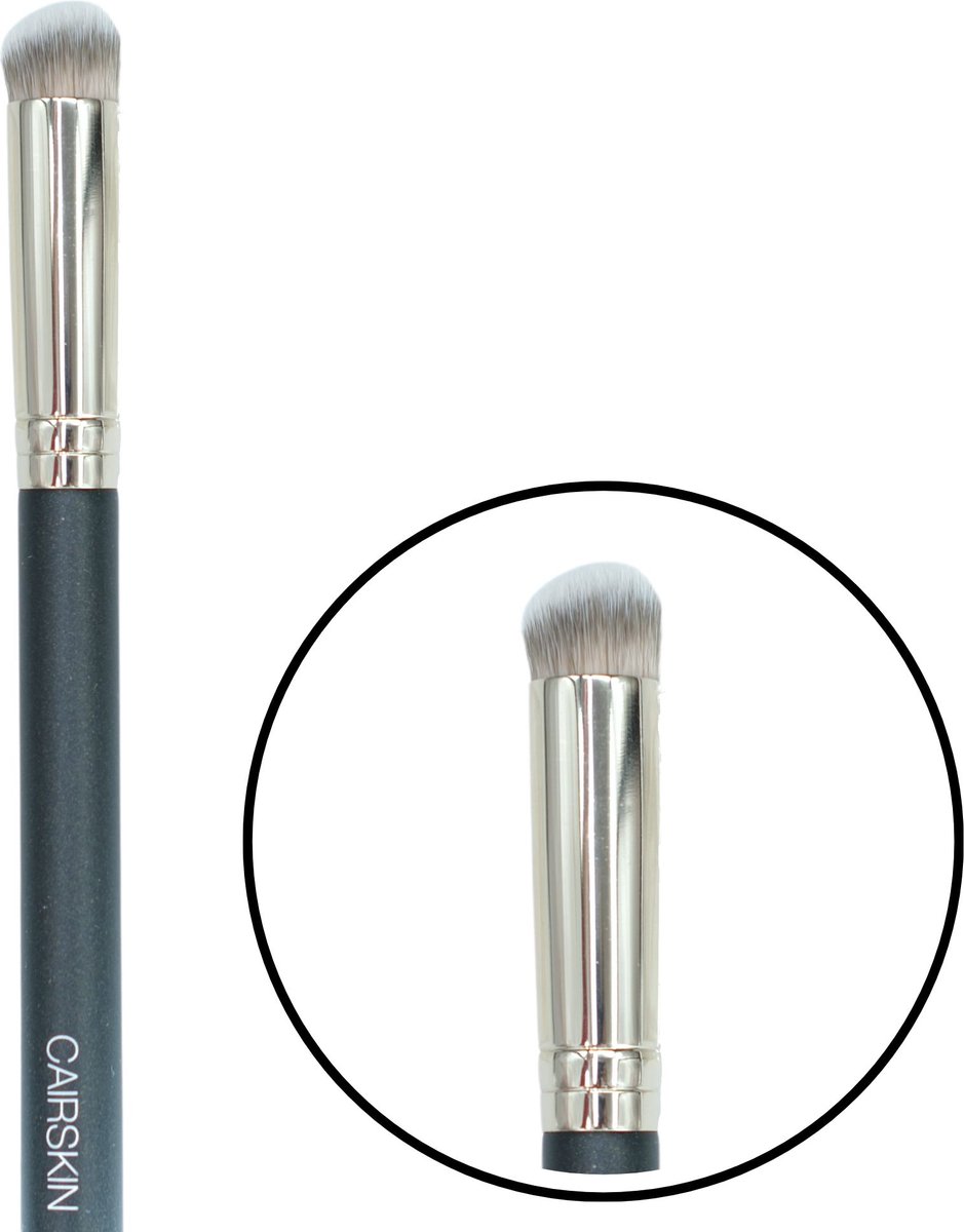CAIRSKIN CS147 Concealer Brush - The Buff Collection - Medium Under Eye & Shaping Brush - Highlighter Concealer en Corrigerende Make-up Kwast - Premium Synthethic Fibers - Contour Buffer Effect - Vegan Brush