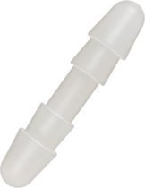 Frosted Double Up Plug - White