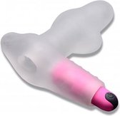 XR Brands Filler Up - Vibrating Love Tunnel + Remote Control clear