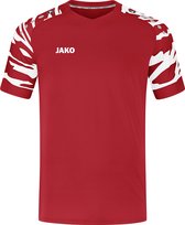 JAKO Shirt Wild Korte Mouw Rood-Wit Maat S