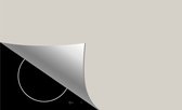 Inductie beschermer - Afdekplaat inductie - 71x52 cm - Kookplaat beschermer - Licht Grijs Effen - Keuken accessoires - Kookplaataccessoire - Inductie protector - Inductie Mat - Inductiebeschermer