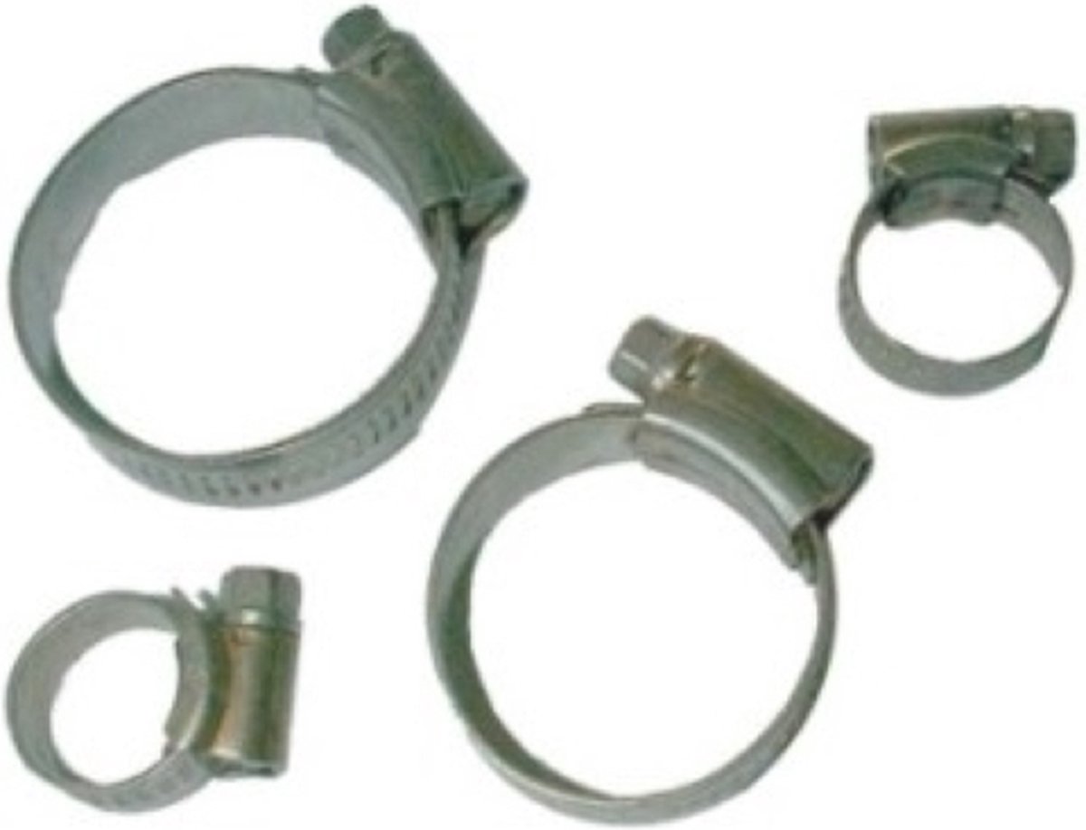 Slangklem rvs 13-19 mm (½'')
