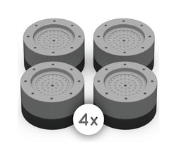 Amenzo® Trillingsdempers Wasmachine - 4 Stuks - Wasmachine Verhoger - Extra Dik - Wasmachine Dempers - Stapelbaar - Droger - Vaatwasser