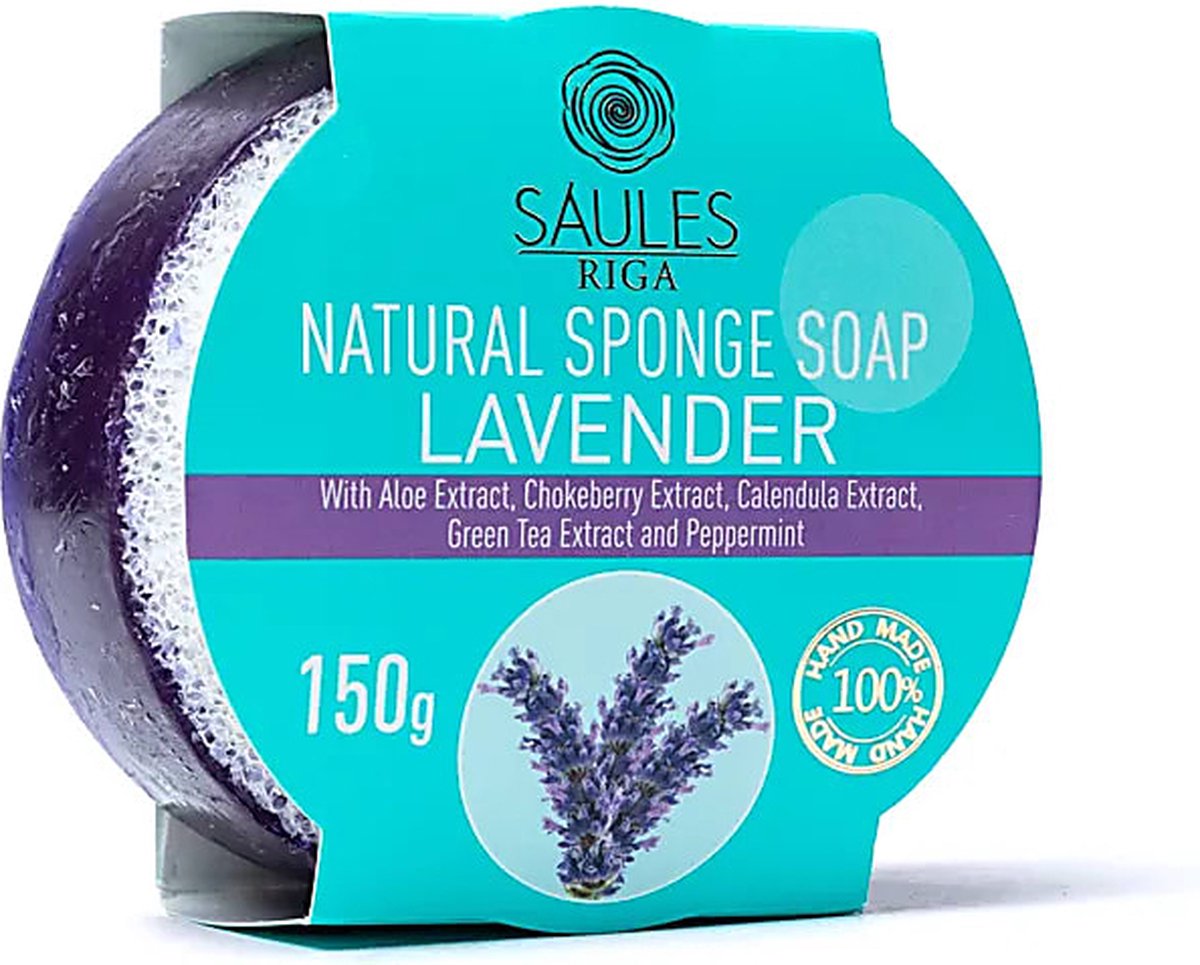 Natuurlijke scrubspons Lavendel