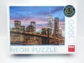 Leg puzzel Manhattan new york usa, neon 1000 stukjes